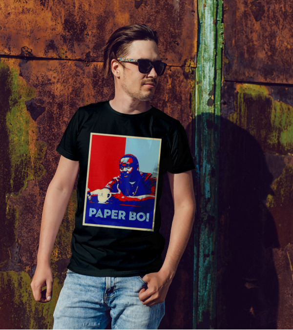 Paper Boi Vintage Red Blue T-Shirt