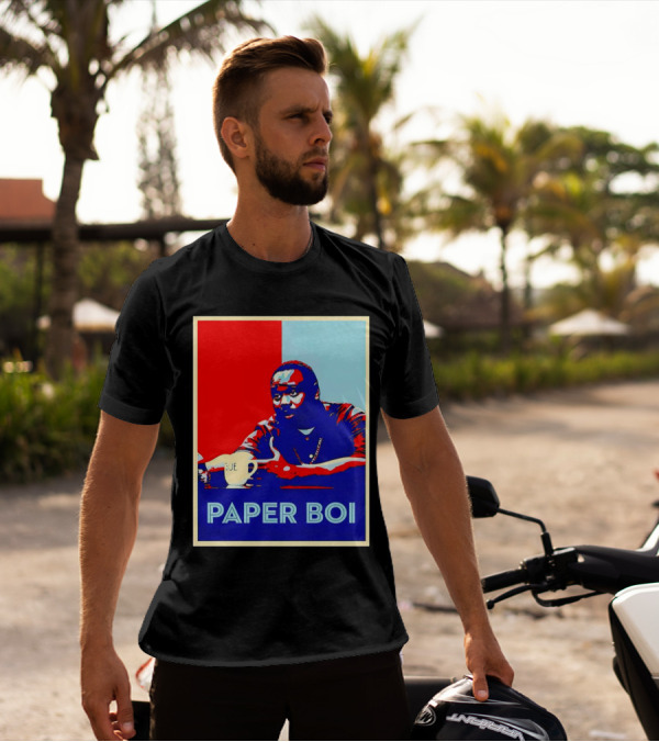 Paper Boi Vintage Red Blue T-Shirt