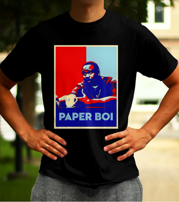 Paper Boi Vintage Red Blue T-Shirt