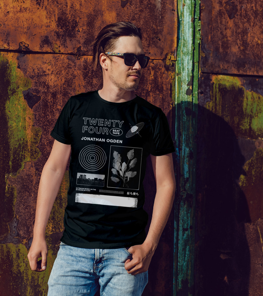 Twenty Four Beat Tape Jonathan Ogden 24 Tracks Based On The 24 Hours In A Day T-Shirt