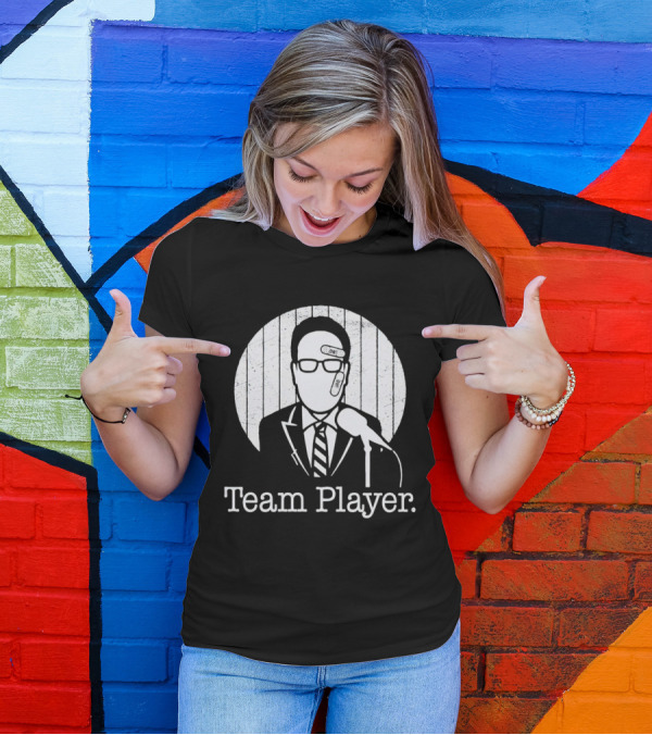 Nestor Cortes John Sterling Team Player Band-Aid Microphone T-Shirt