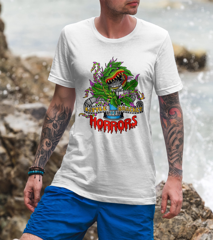 Little Bracket Of Horrors Film Reel Plant T-Shirt