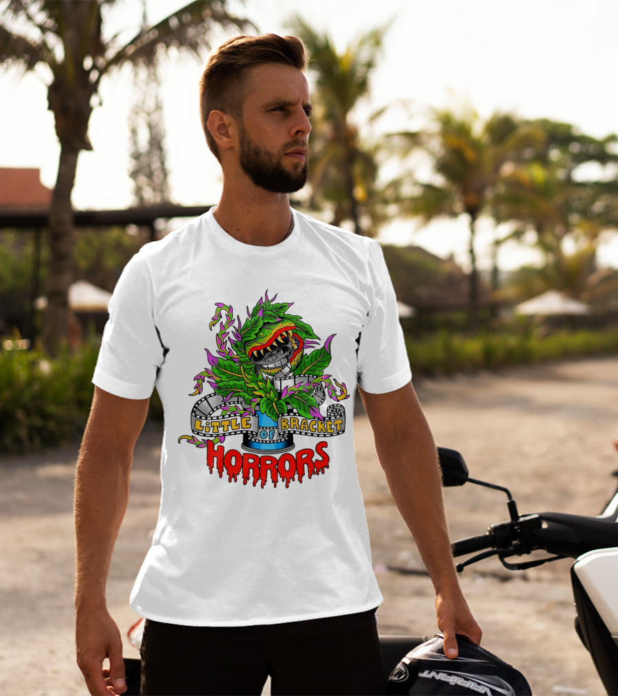 Little Bracket Of Horrors Film Reel Plant T-Shirt