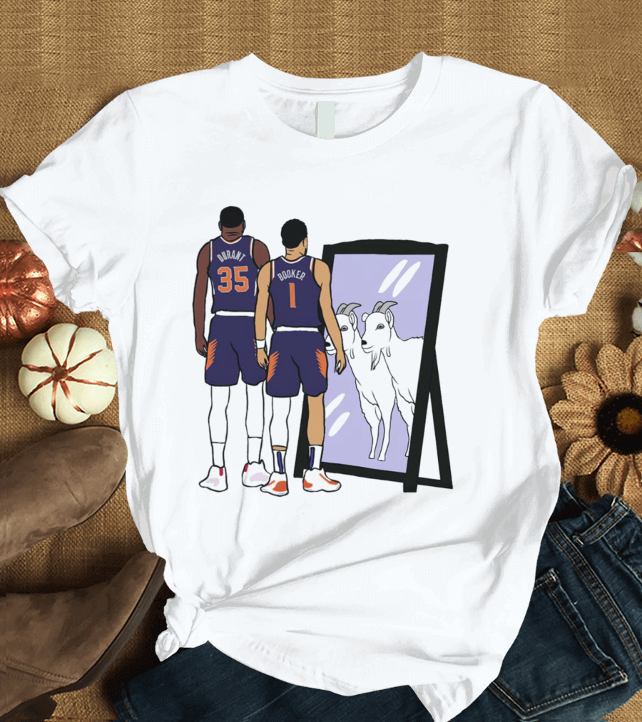 Kevin Durant 35 Devin Booker 1 Mirror Goats T-Shirt