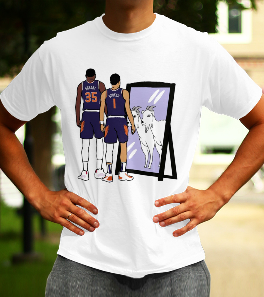 Kevin Durant 35 Devin Booker 1 Mirror Goats T-Shirt