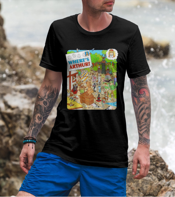 Where's Arthur Medieval Adventure Knight Quest T-Shirt