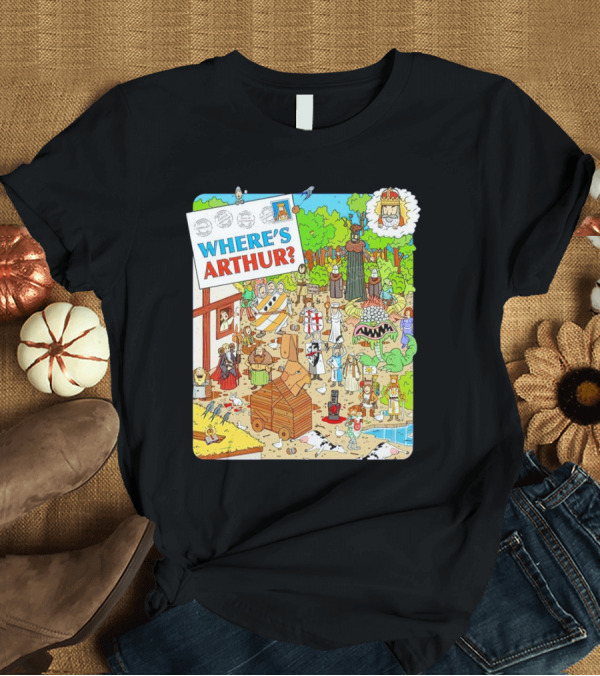 Where's Arthur Medieval Adventure Knight Quest T-Shirt