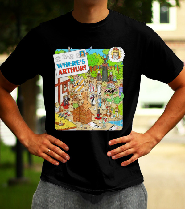 Where's Arthur Medieval Adventure Knight Quest T-Shirt