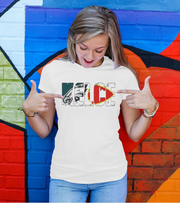 Kelce Philadelphia Eagles Kansas City Chiefs T-Shirt