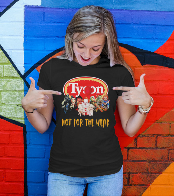 Tyson Horror Movie Characters Not For The Weak Floating Red Balloon Masks T-Shirt