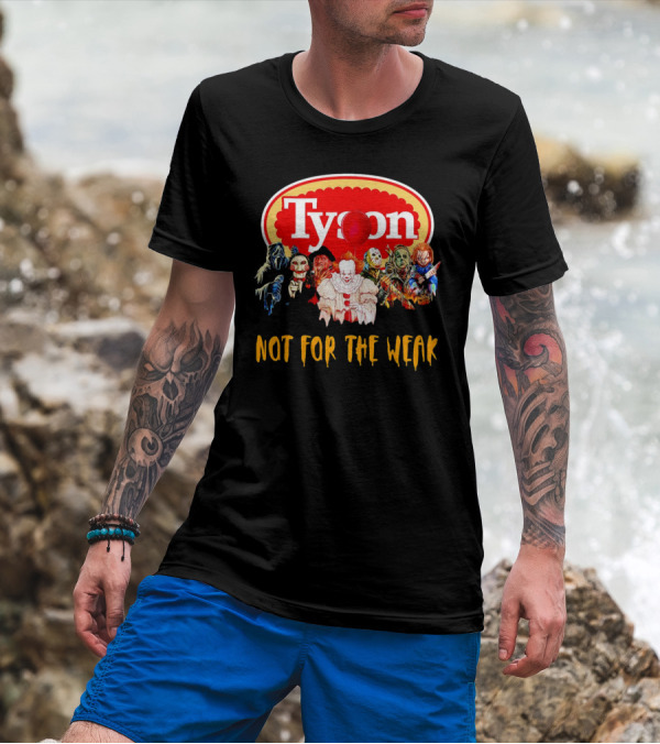 Tyson Horror Movie Characters Not For The Weak Floating Red Balloon Masks T-Shirt
