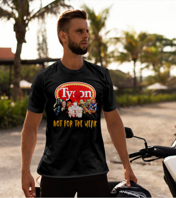Tyson Horror Movie Characters Not For The Weak Floating Red Balloon Masks T-Shirt