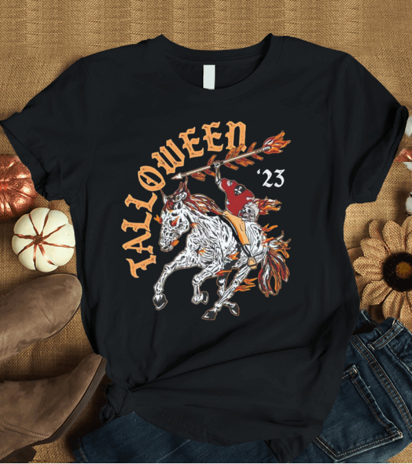 Florida State Seminoles Halloween 23 Flaming Spear Rider T-Shirt