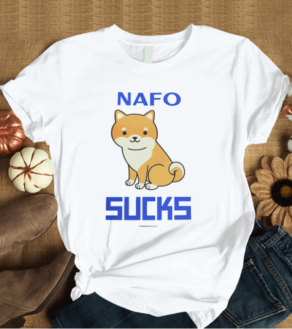 NAFO Furry Dog Meme Critique T-Shirt