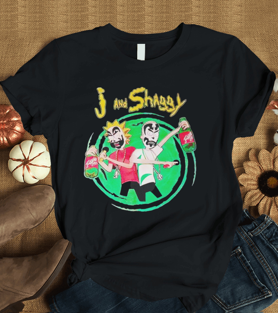 J And Shaggy Insane Clown Posse Rick And Morty Crossover Image T-Shirt