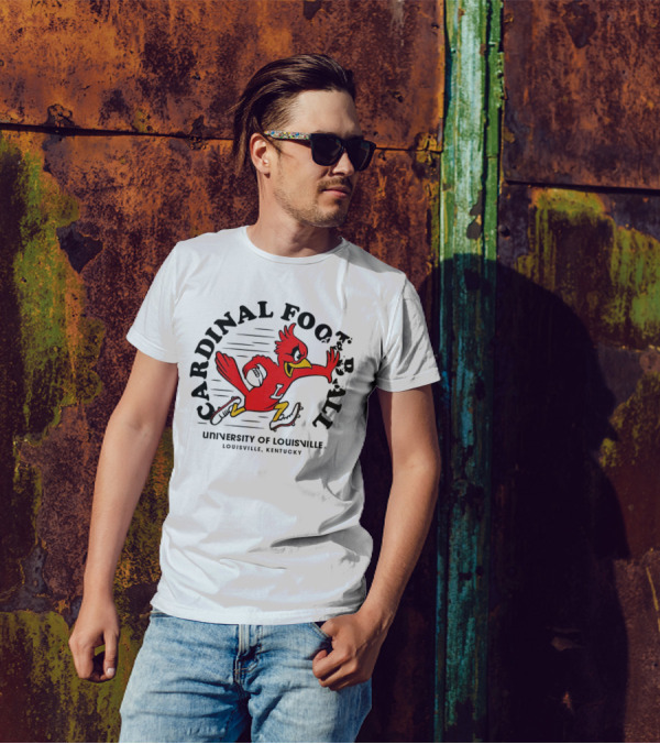 Louisville Cardinals Football University Of Louisville Mascot Louisville Kentucky T-Shirt