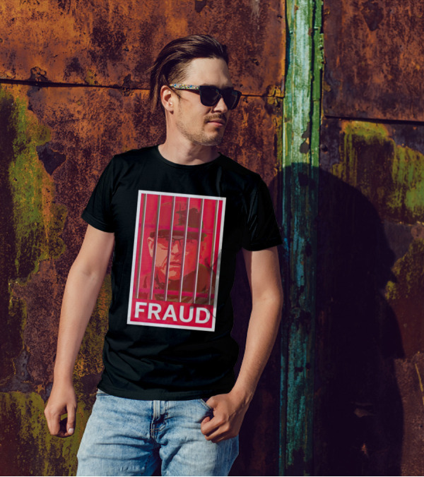 Jim Harbaugh Behind Bars Fraud T-Shirt