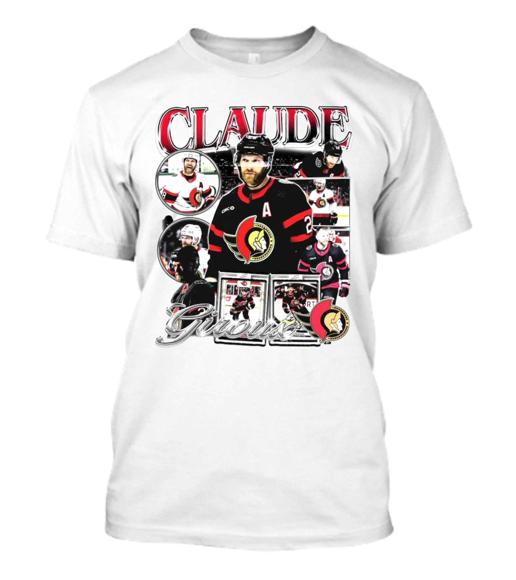 Claude Giroux Ottawa Senators Hockey Player Highlight Montage T-Shirt