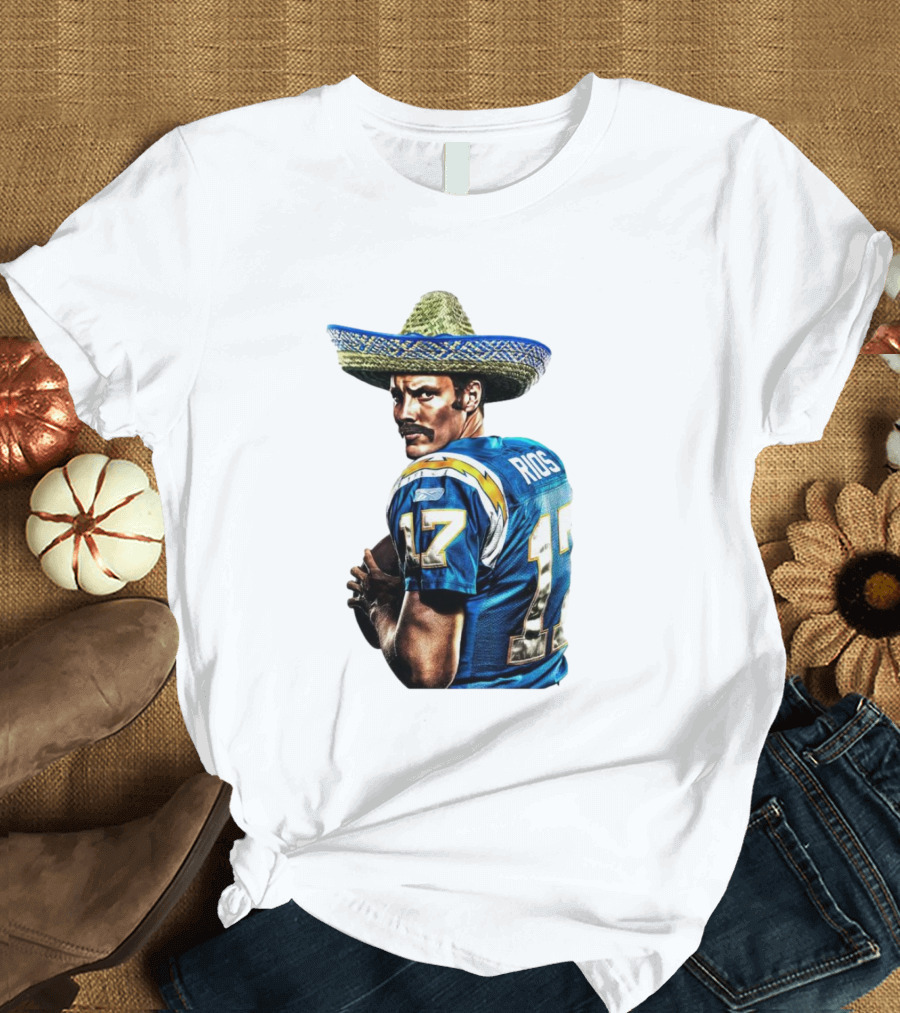 Rios 17 Los Angeles Chargers Sombrero T-Shirt