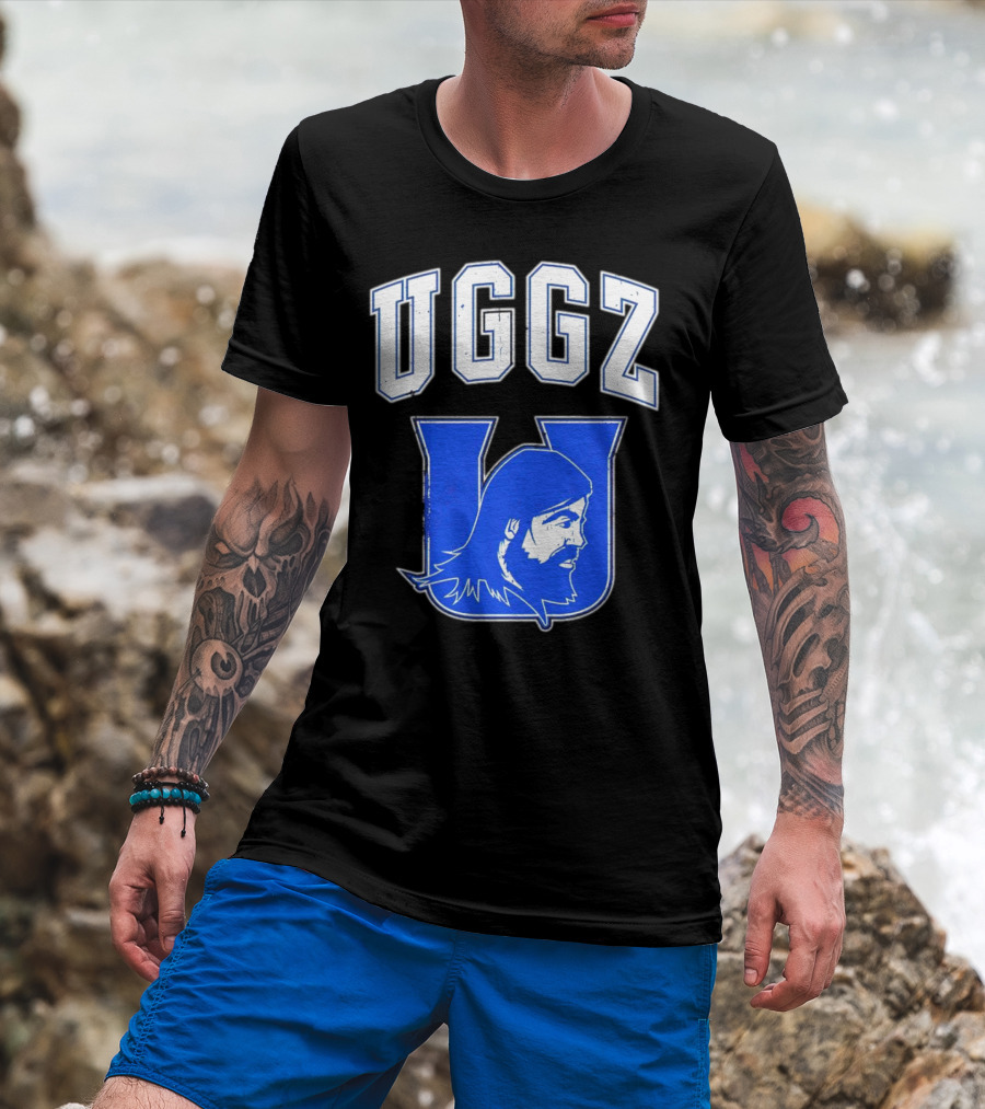 UGGZ U Uglee Edric Everhart Collegiate Blue Varsity T-Shirt