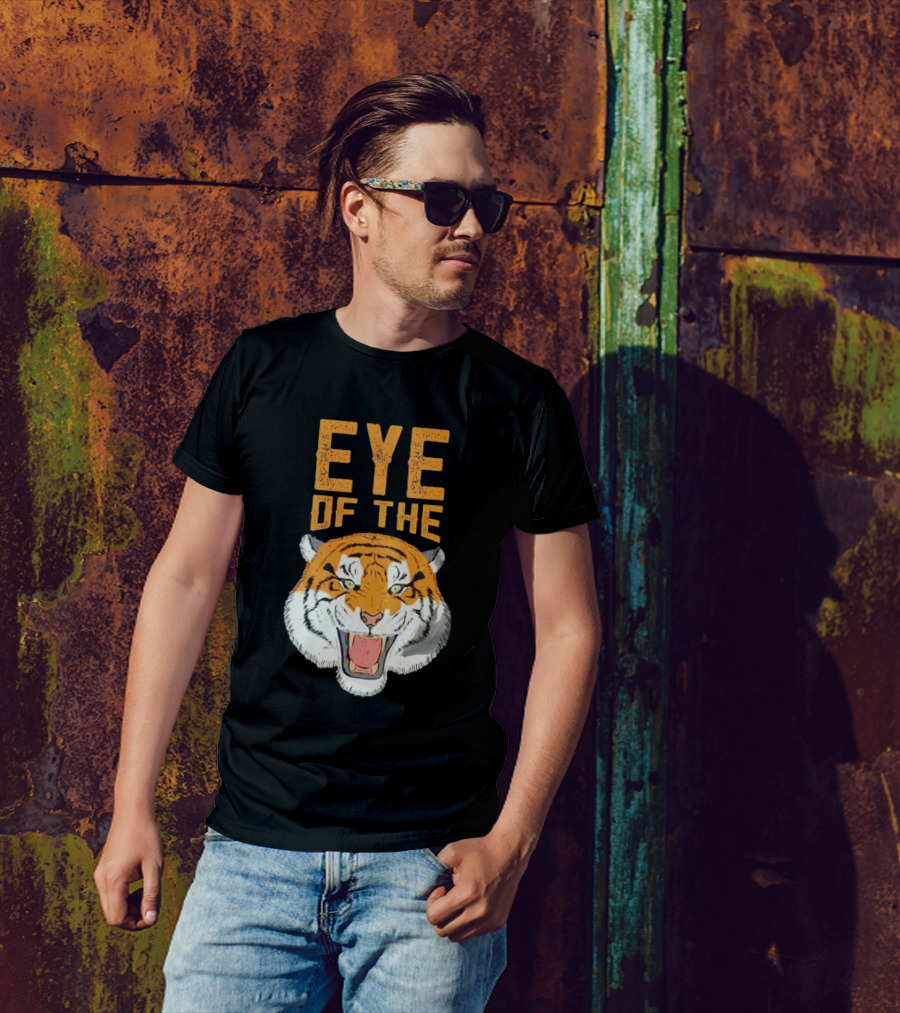 Eye Of The Tiger Fierce Roaring Tiger Face T-Shirt