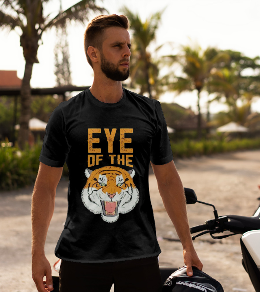 Eye Of The Tiger Fierce Roaring Tiger Face T-Shirt