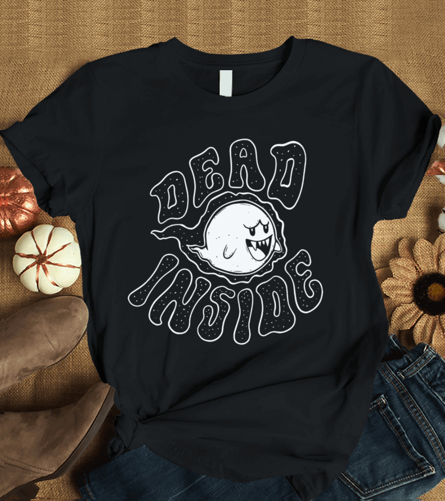 Dead Inside Horror Spooky Ghost T-Shirt