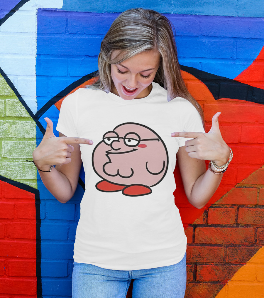 Peter Griffin Kirby Crossover Mashup T-Shirt