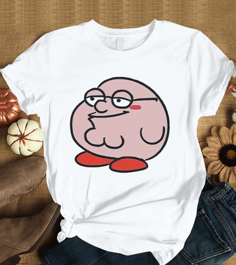 Peter Griffin Kirby Crossover Mashup T-Shirt