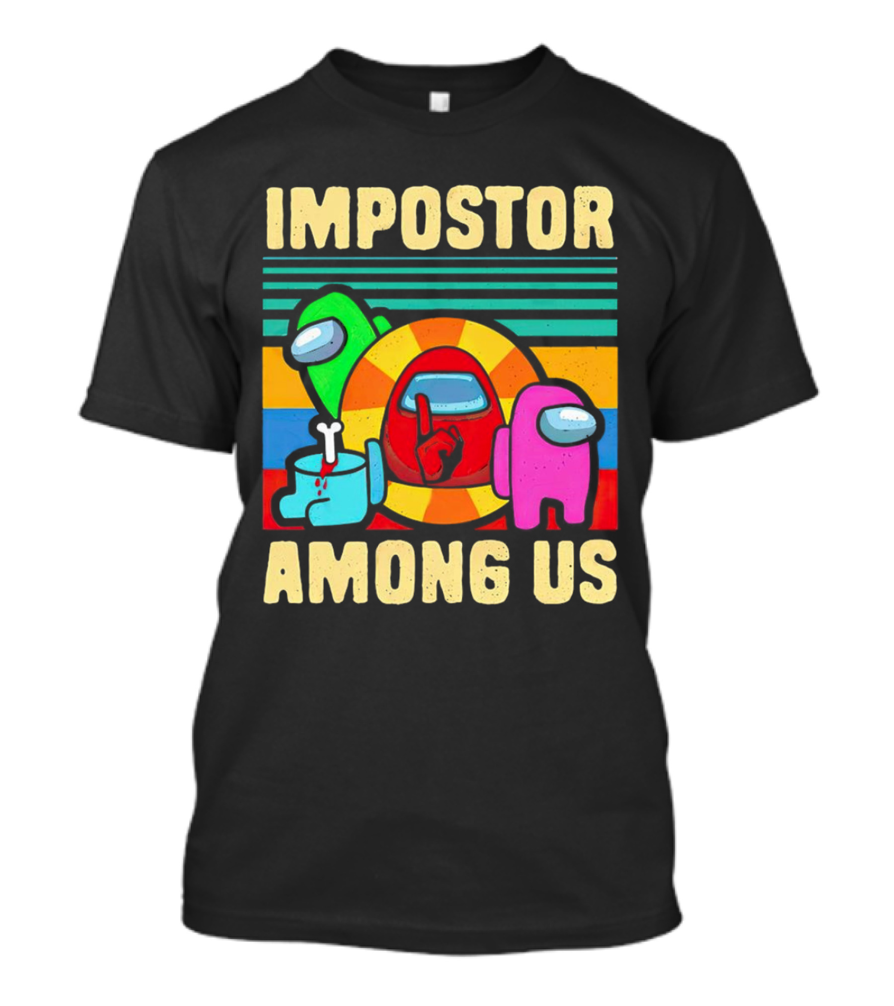 IMPOSTOR AMONG US Retro Crewmate T-Shirt
