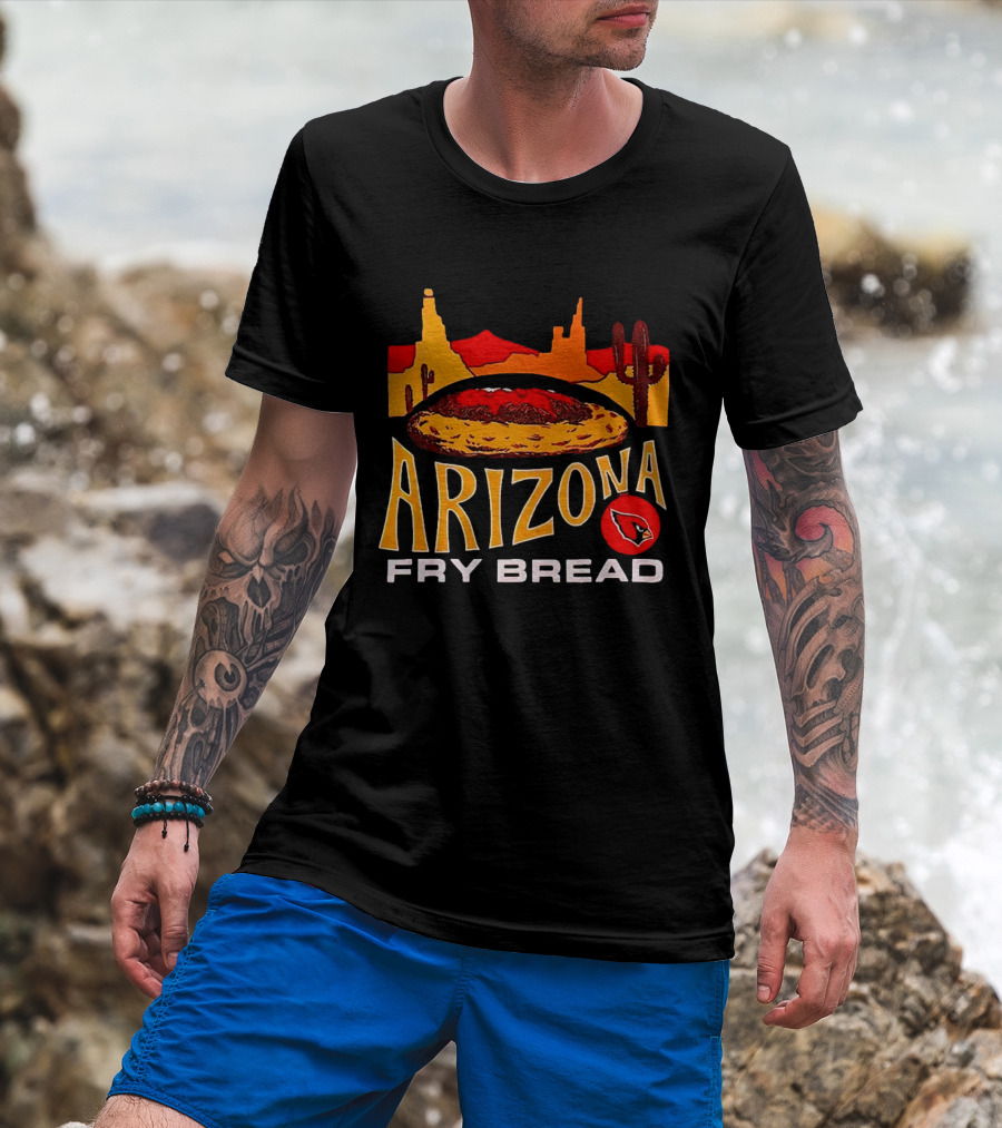 Arizona Fry Bread Arizona Cardinals NFL Desert Scene T-Shirt