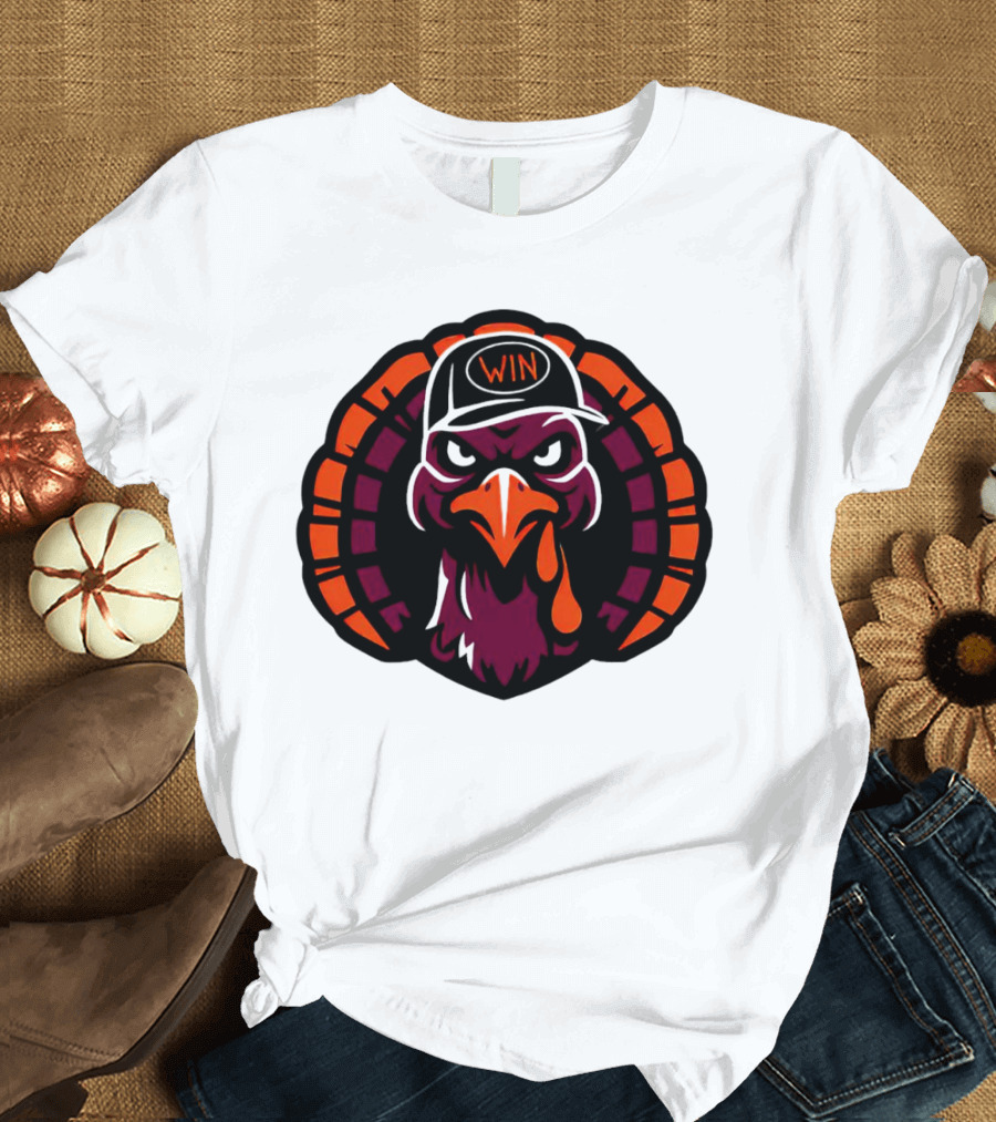 Virginia Tech Hokies Turkey WIN Hat T-Shirt
