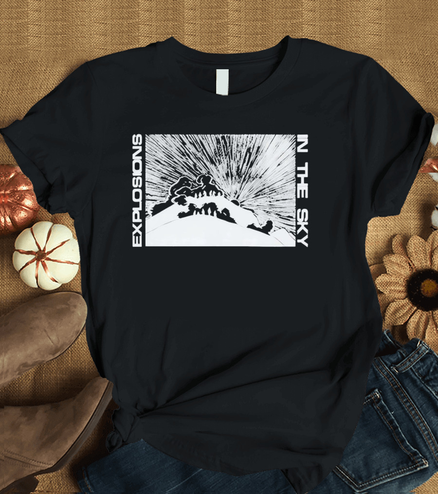 Explosions In The Sky Sunrise Mountain Burst T-Shirt