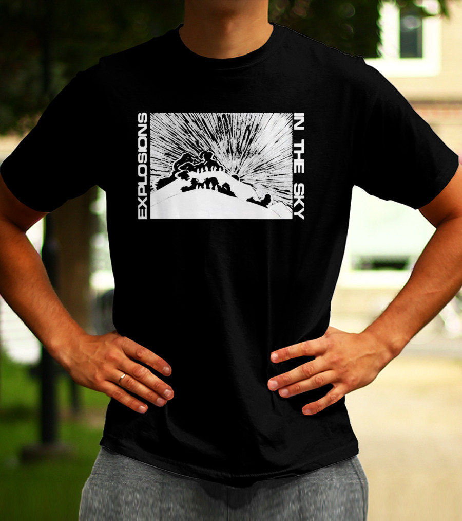 Explosions In The Sky Sunrise Mountain Burst T-Shirt