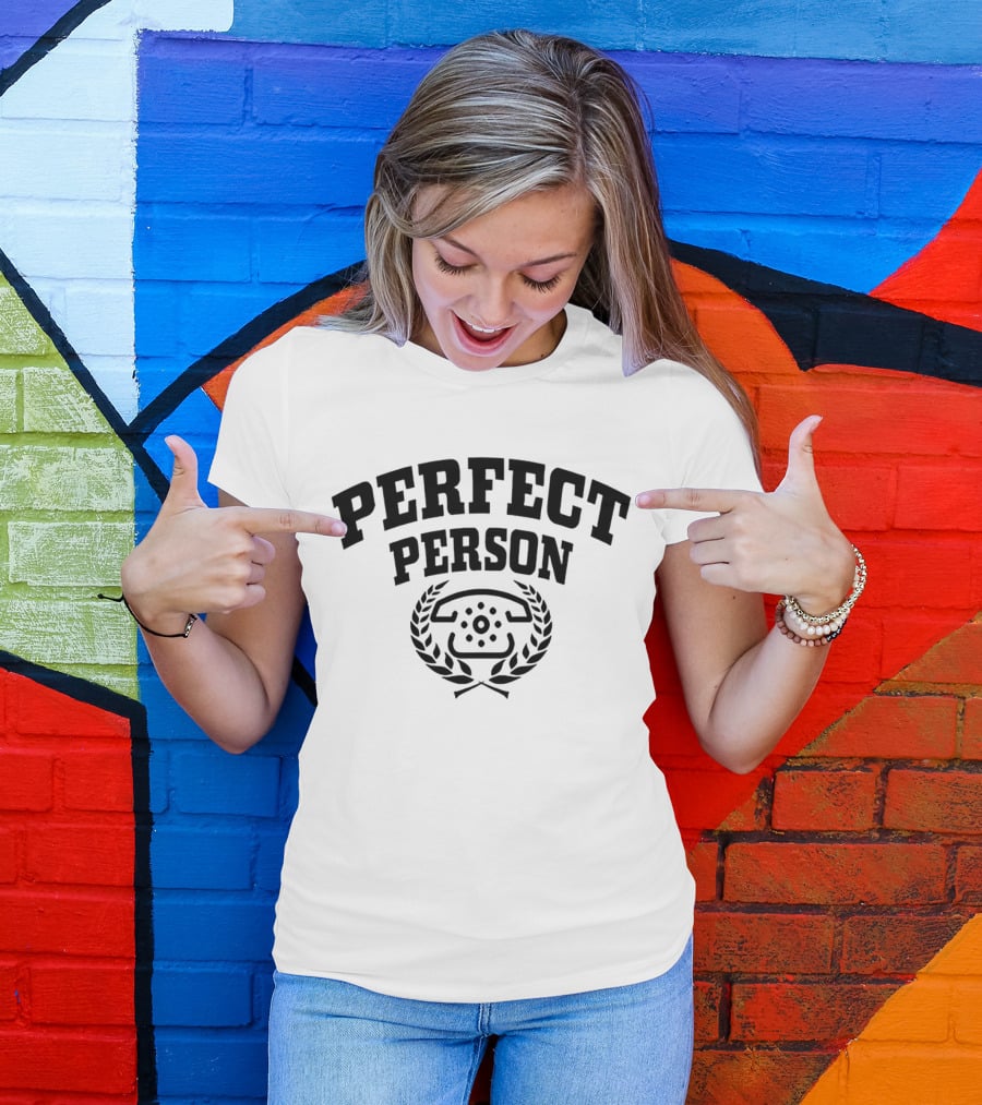 Perfect Person Phone Laurel Emblem T-Shirt