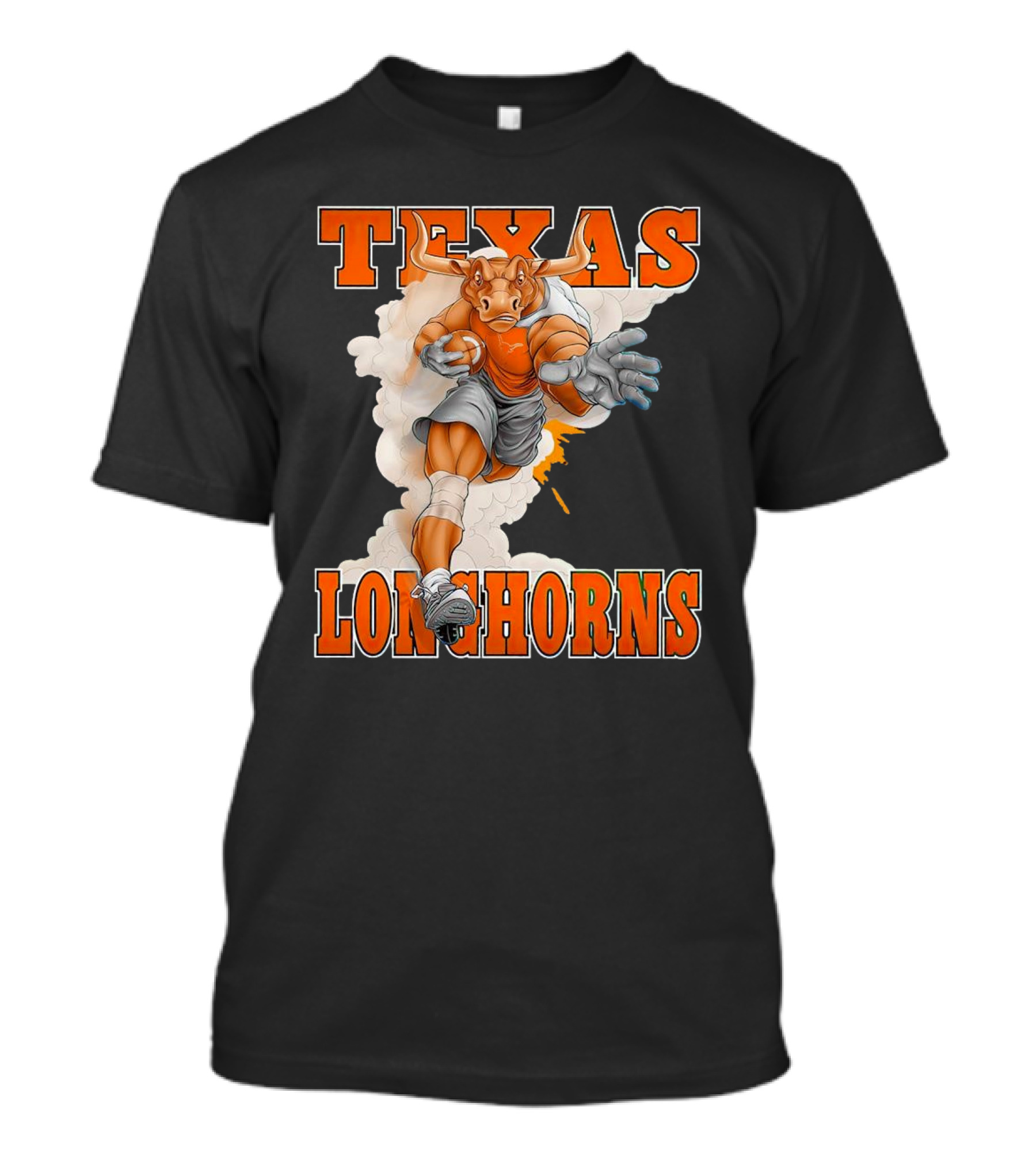 Texas Longhorns Mascot Charging Forward T-Shirt