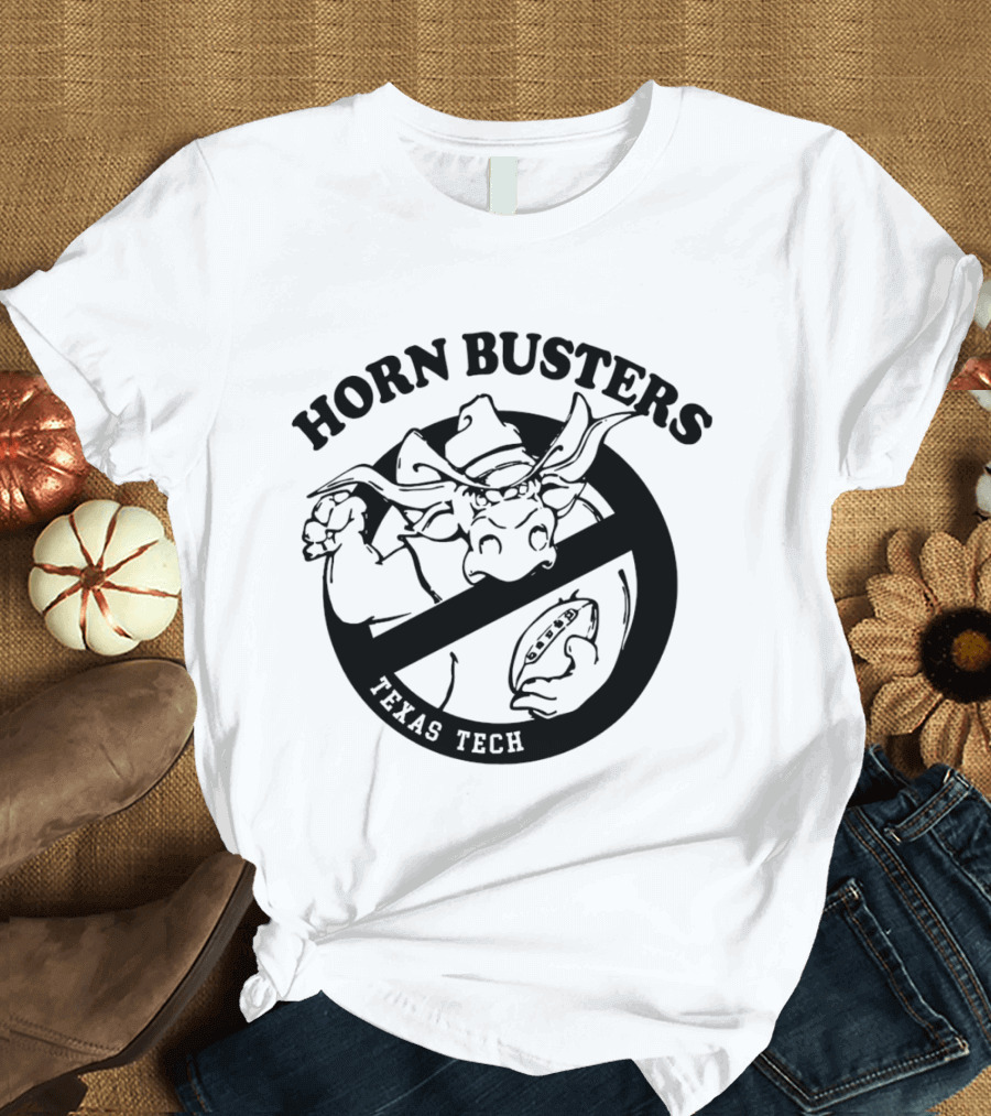 Texas Tech Red Raiders Horn Busters Football Mascot T-Shirt