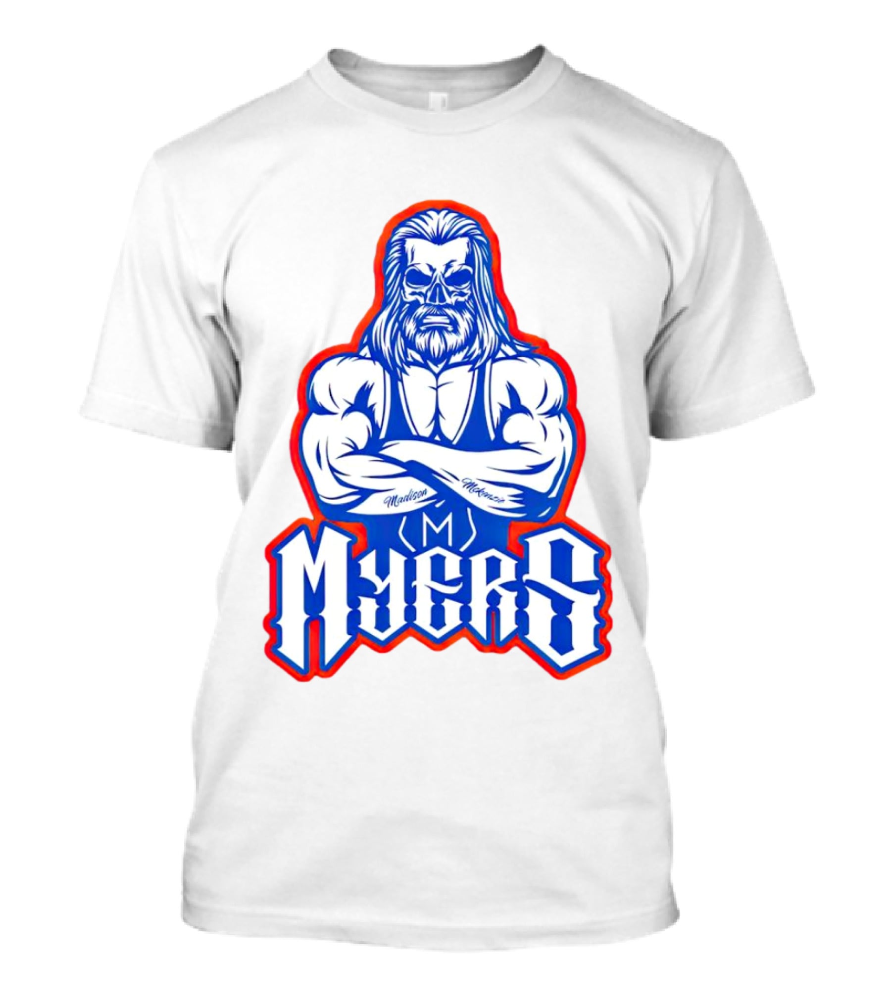 Brian Myers Skull Muscular Icon M Tattoo T-Shirt