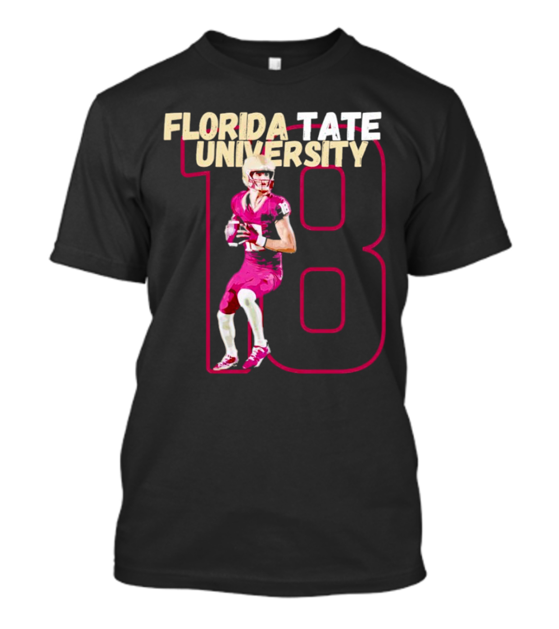 Florida Tate University Football 18 Hopkins Player Action T-Shirt