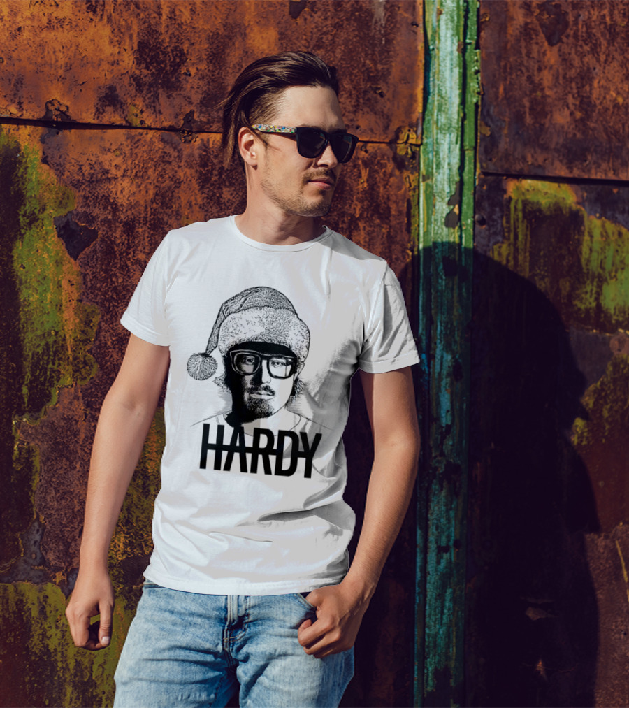 HARDY Santa Hat Christmas T-Shirt