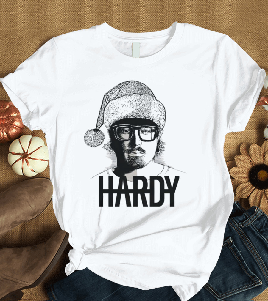 HARDY Santa Hat Christmas T-Shirt