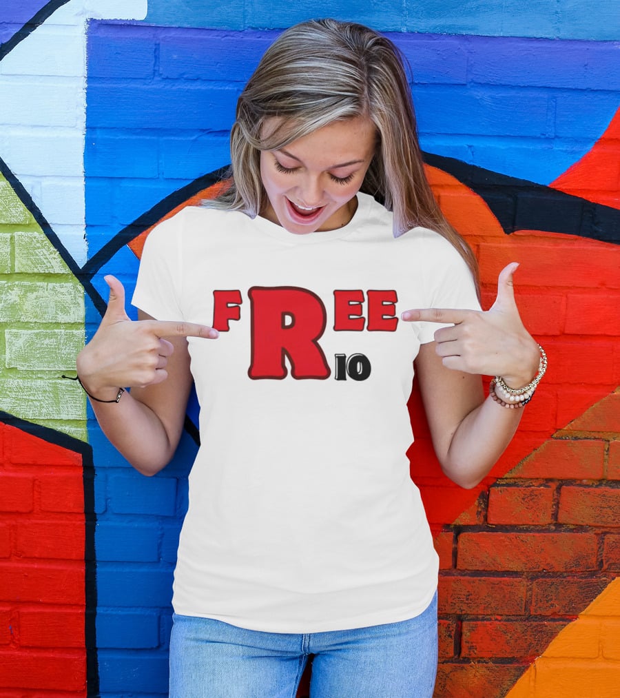 Peeta Mellark Free Rio Da Yung Rose Bold Red Letters T-Shirt