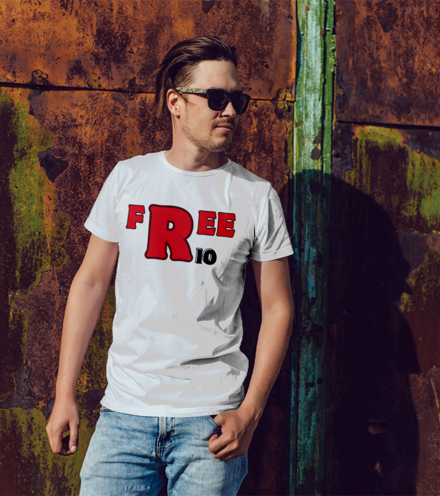 Peeta Mellark Free Rio Da Yung Rose Bold Red Letters T-Shirt