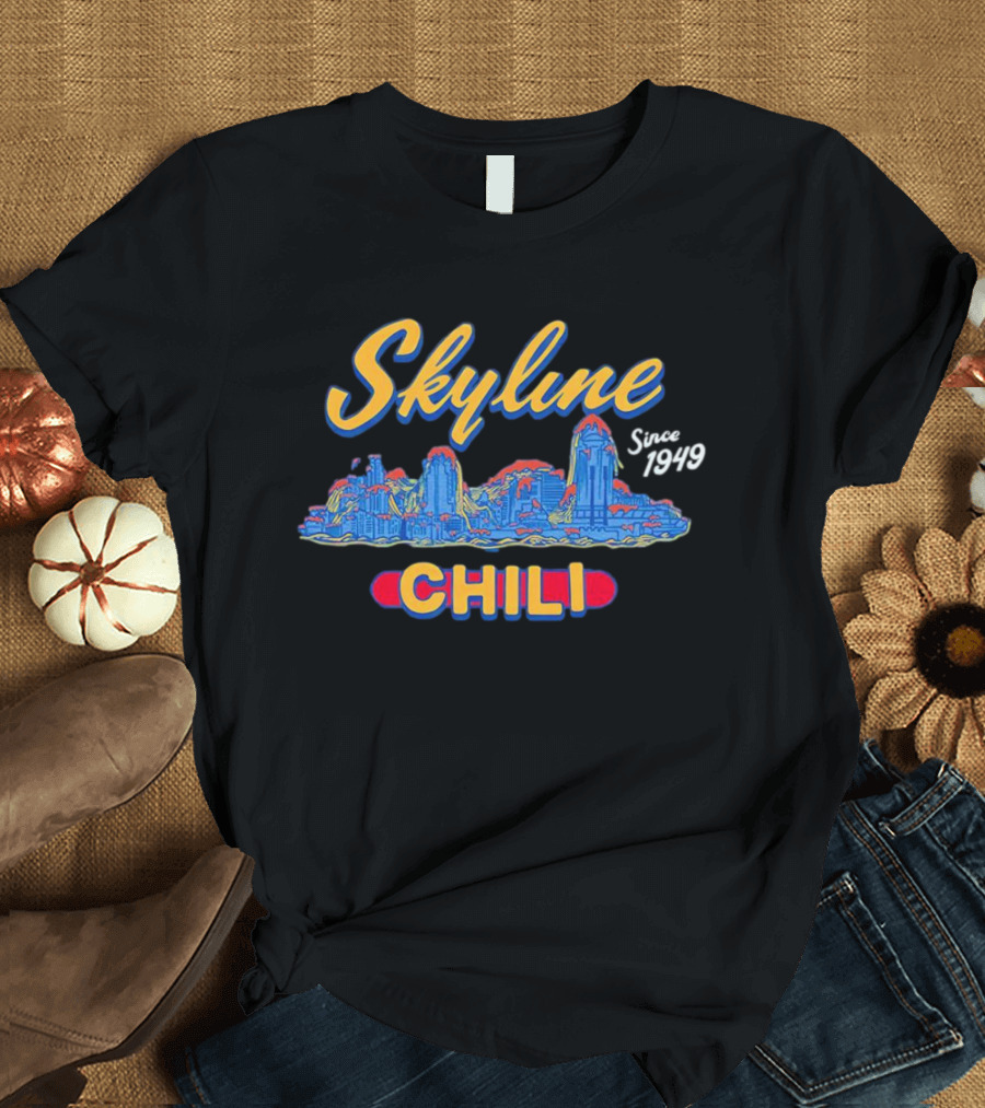 Skyline Chili Since 1949 Chili Town Skyline T-Shirt