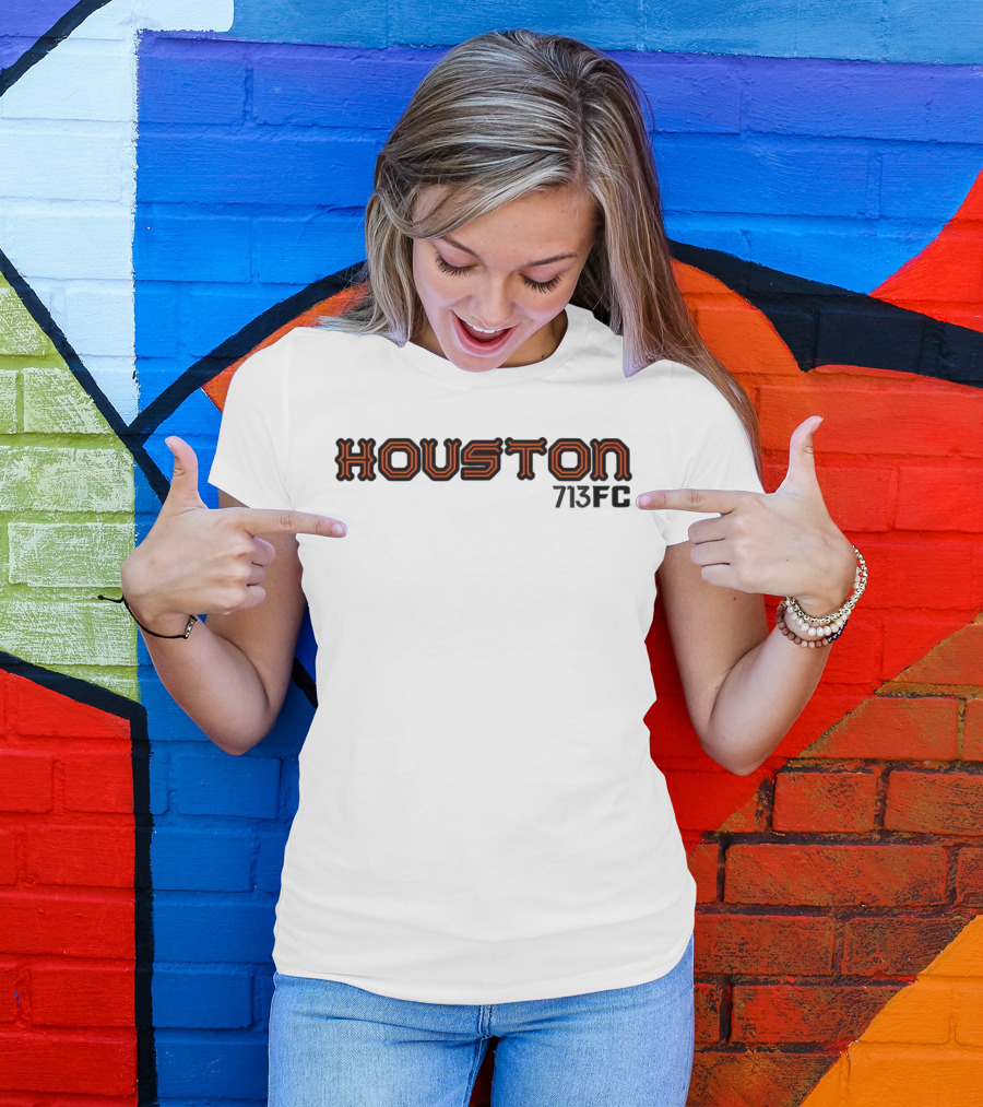 HOUSTON 713 FC Soccer Fan Gear T-Shirt