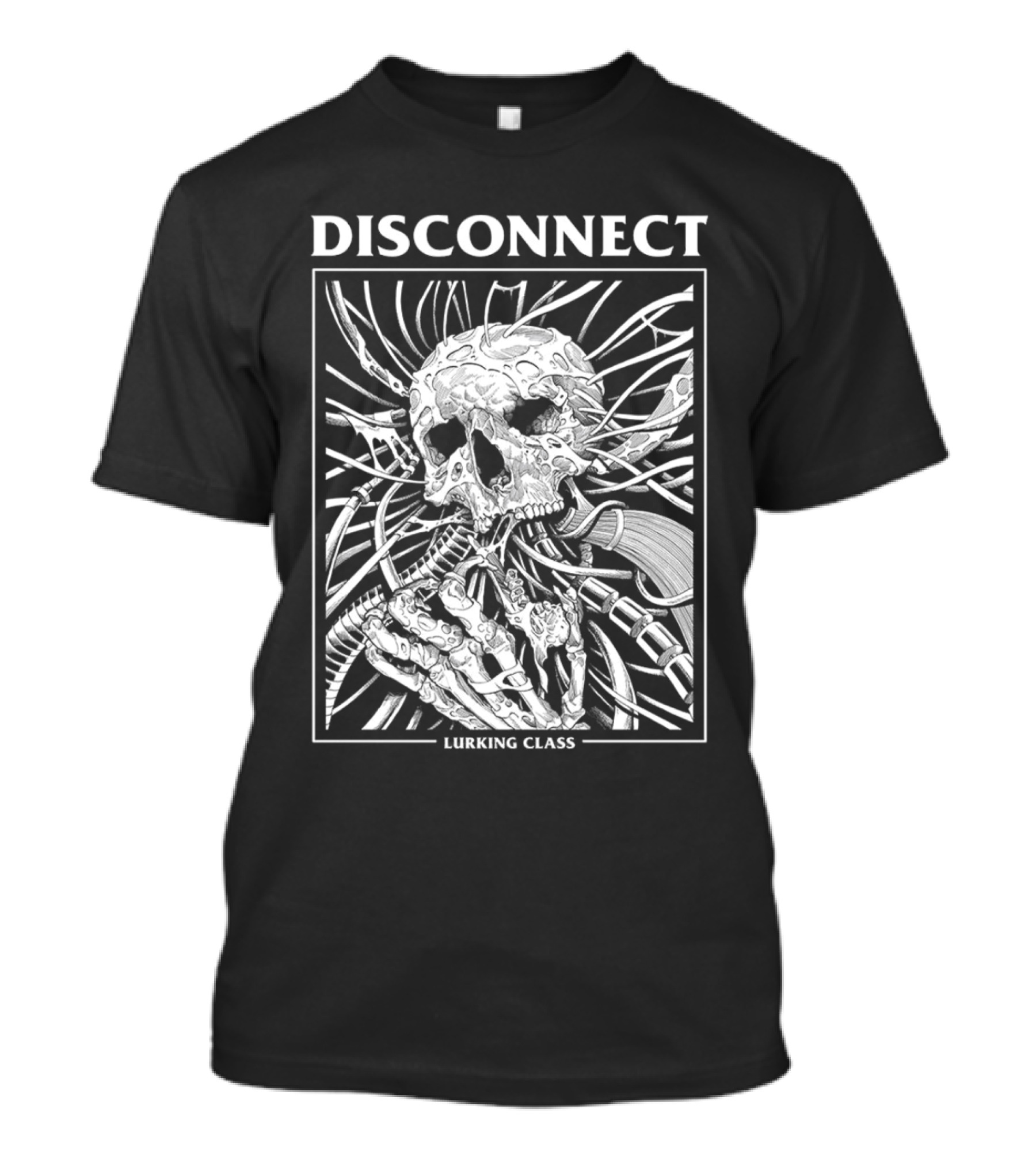 DISCONNECT Skeleton Lurking Class T-Shirt