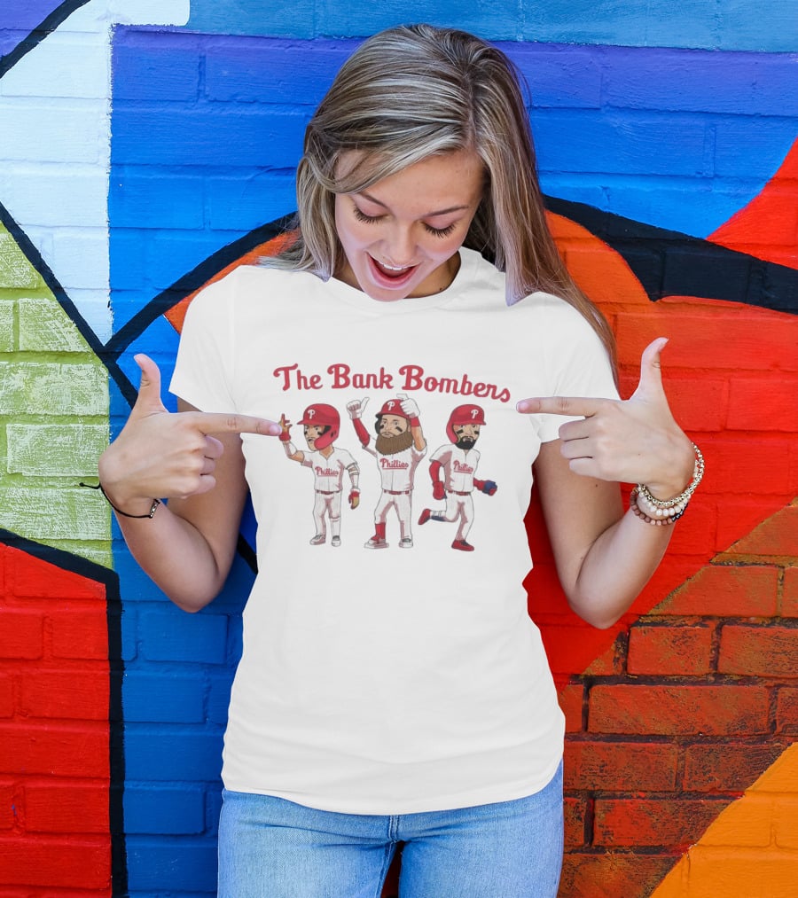 The Bank Bombers Phillies Bryce Harper T-Shirt