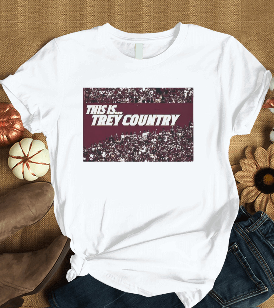 This Is Trey Benson Country Football Fan Crowd Scene T-Shirt