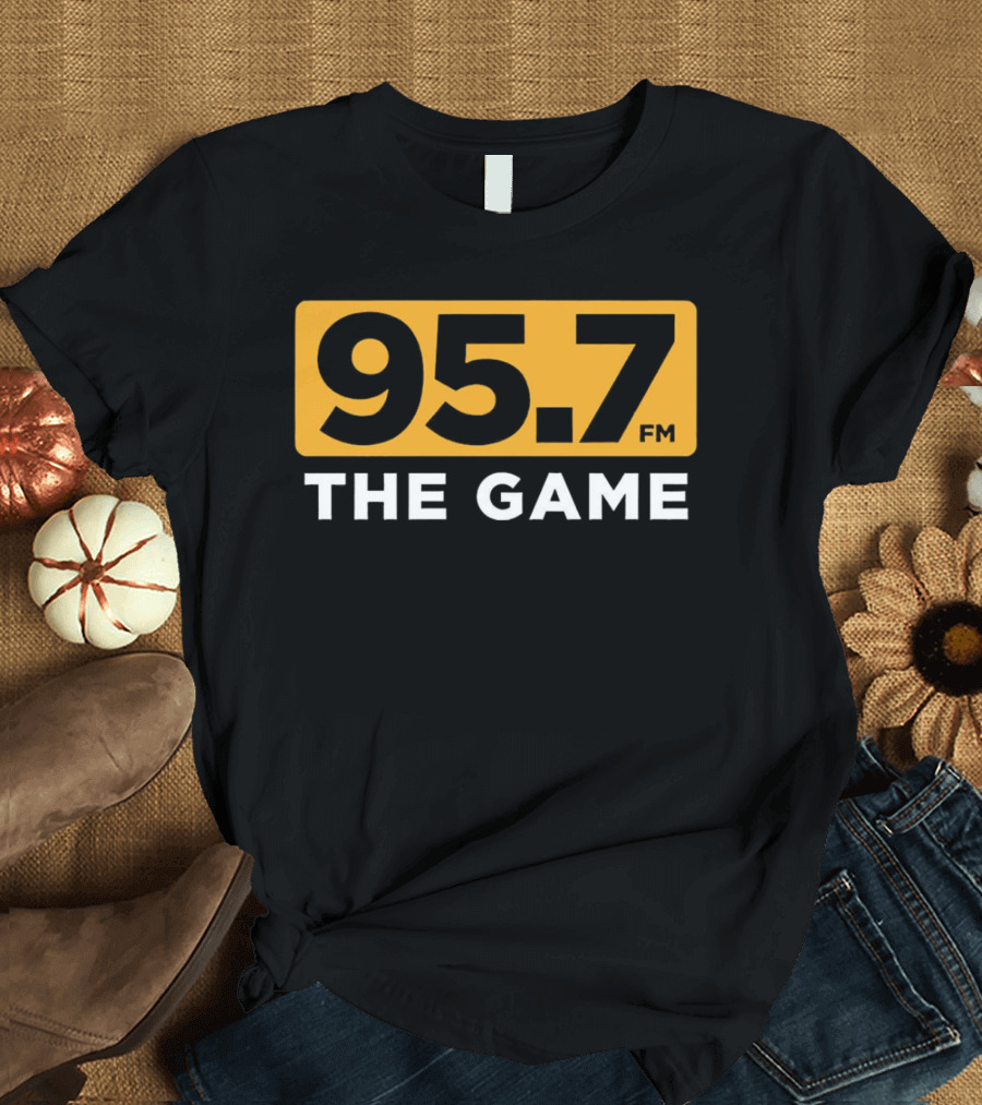 95.7 FM The Game Radio Station T-Shirt