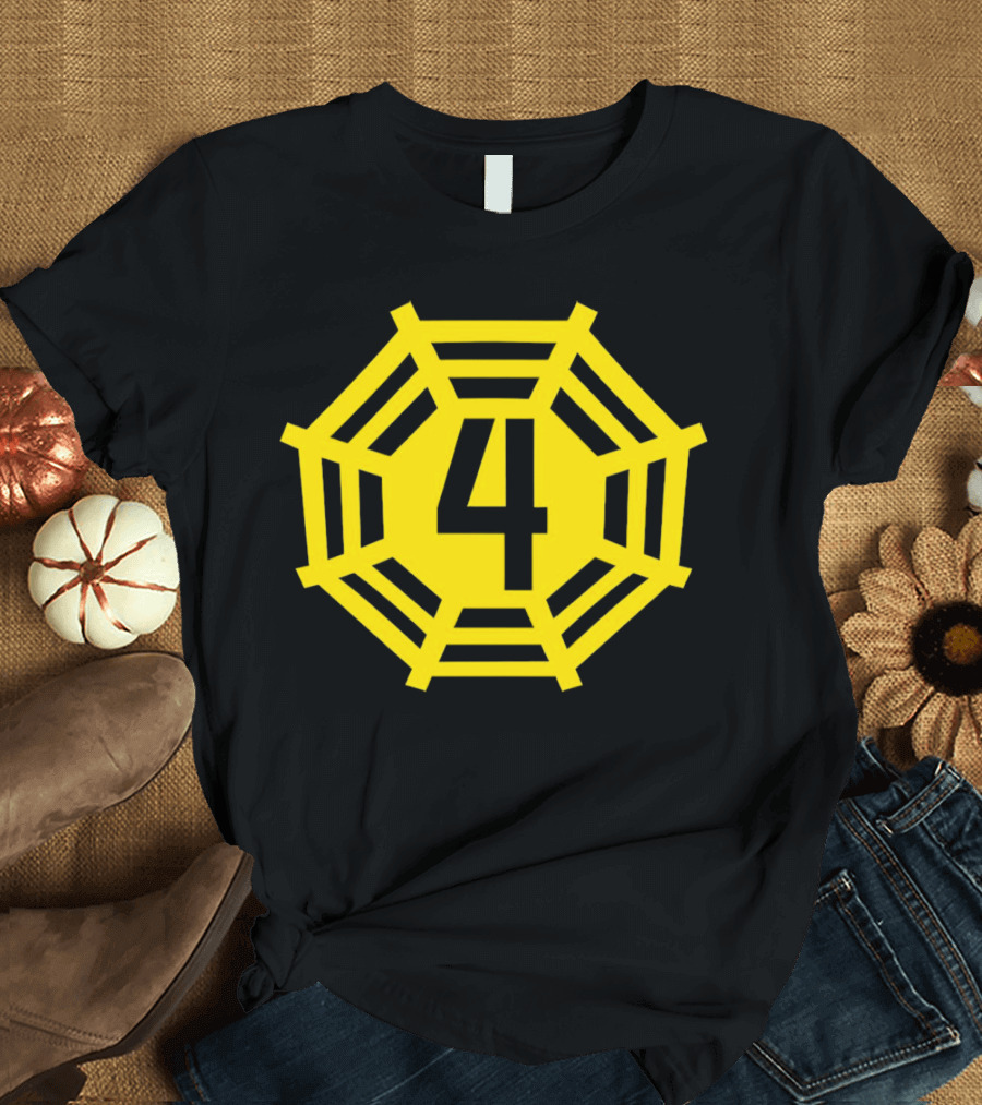 Oregon Ducks Football Number 4 Spence Dharma Initiative T-Shirt
